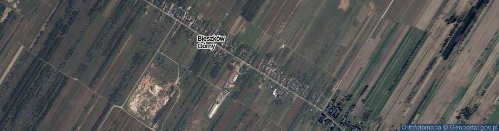 Zdjęcie satelitarne Bieszków Górny ul.